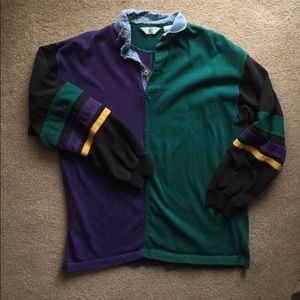 American Weekend Brand! Vintage Long-Sleeve Polo